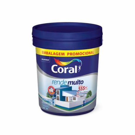 Tinta Acrílica Coral Rende Muito Branca 20 Litros Standard