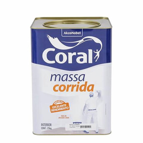 Massa Corrida Coral 18L 25kg para Interiores