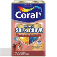 Resina Impermeabilizante Coral Sol E Chuva Incolor 18l