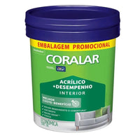 Tinta Acrílica Fosca Coral Coralar Branco 20 Litros