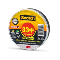 Fita Isolante 3M Scotch 33+ Preta 19mm X 20m