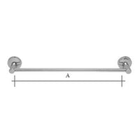 Porta Toalha Vareta Reta 40cm Jackwal