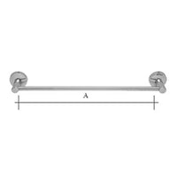 Porta Toalha Vareta Reta 40cm Jackwal