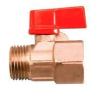 Mini Válvula Esfera Jackwal 1/2 Bsp Interna X Externa