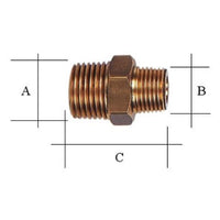 União Redução 1/2 Pol X 3/8 Pol Npt Jackwal