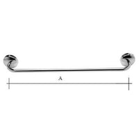 Porta Toalha Jackwal 40cm Em Latão Cromado