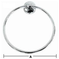 Porta Toalha Argola Jackwal Latão Cromado Modelo 2885