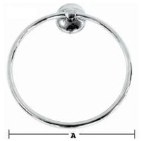 Porta Toalha Argola Jackwal Latão Cromado Modelo 2885
