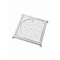 Grelha Quadrada para Ralo com Fecho Jackwal 10 x 10cm em Metal