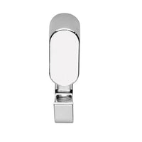 Cabide De Parede Oval Cromado Lyn Jackwal