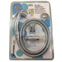 Ducha Higiênica Cromada Jackwal Com Registro E Mangueira 1,2m