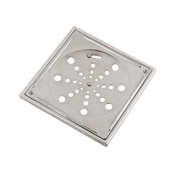Grelha Quadrada Côncava Jackwal 150mm Com Caixilho E Fecho