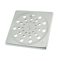 Grelha Quadrada Côncava Jackwal 150mm Com Caixilho E Fecho