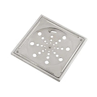 Grelha Quadrada Côncava Jackwal 150mm Com Caixilho E Fecho