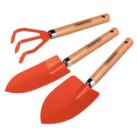 Conjunto De Ferramentas Para Jardim Tramontina 3 Peças Madeira