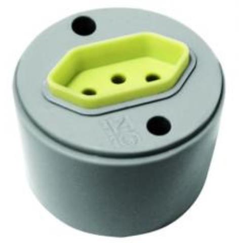 PERLEX TOMADA 2P+T SOREP.REDONDA 20A CINZA