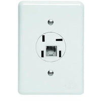 Conjunto Para Telefone Rj11 E Telebras P Lux Perlex Branco