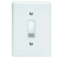 Conjunto Interruptor Simples 10a Branco Lux Perlex