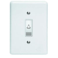 Conjunto Pulsador Para Campainha 10A Branco Linha P Lux Perlex