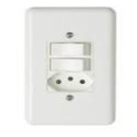 Conjunto 2 Interruptores Simples e 2 Tomadas 20A Perlex Branco Lux