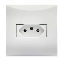 Tomada Soprano Sistemax Brava 2 Polos E Terra 20a 3 Pinos