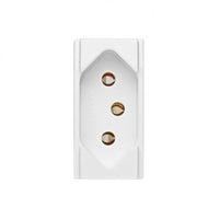 Modulo Tomada 2P+T 10A 3 Pinos Iriel Duale Up