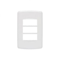 Placa 3 Módulos 4x2 Duale Up Iriel Soprano