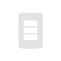 Placa 3 Módulos 4x2 Duale Up Iriel Soprano