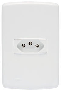 Tomada 2P+T 20A Duale Up Branco Soprano