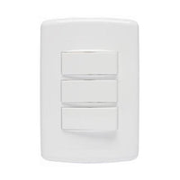 Interruptor Simples 3 Teclas Iriel Duale Up Soprano