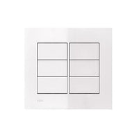 Placa Cega 4x4 Com Suporte 6m Iris Iriel Branco
