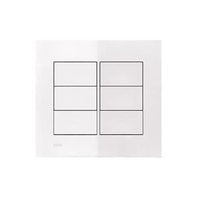 Placa Cega 4x4 Com Suporte 6m Iris Iriel Branco