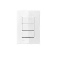 Placa Cega 4x2 Com Suporte Iriel Iris Branco