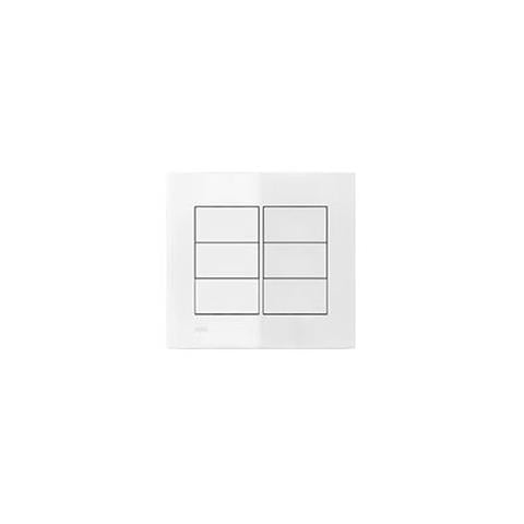 Placa Cega 4x4 Com Suporte Linha Iris Soprano Branco