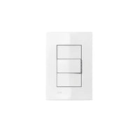 Conjunto 1 Interruptor Simples Iriel Iris 4x2 Branco