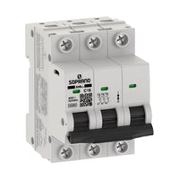 Disjuntor Mini Tripolar Soprano SHB3 GIII 16A Curva C 400V