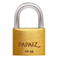 Cadeado Papaiz Latão Maciço 40mm Com 2 Chaves