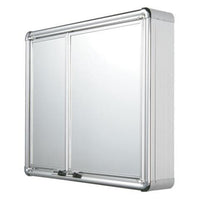 Armário De Sobrepor Astra Em Alumínio 54x45x11cm Com 2 Portas