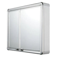 Armário De Sobrepor Astra Em Alumínio 54x45x11cm Com 2 Portas