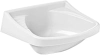 Lavatório Suspenso Astra Plástico Branco 36x26cm Com Válvula