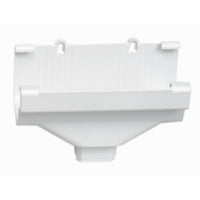 Bocal De Saída Para Calha 75mm Em PVC Branco Astra