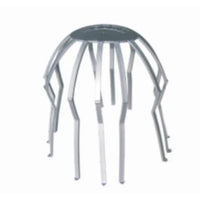Anti Folha Para Calha Astra Encaixe 70 A 110 Mm Cinza