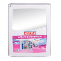 Armário De Sobrepor Astra Com Espelho 30x37x11cm Branco