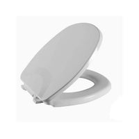 Assento Sanitário Almofadado Astra Aspen Oval Cinza Real