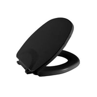 Assento Sanitário Almofadado Astra Aspen Oval Ébano