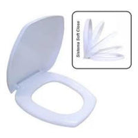 Assento Sanitário Astra Thema Soft Close Oval Biscuit