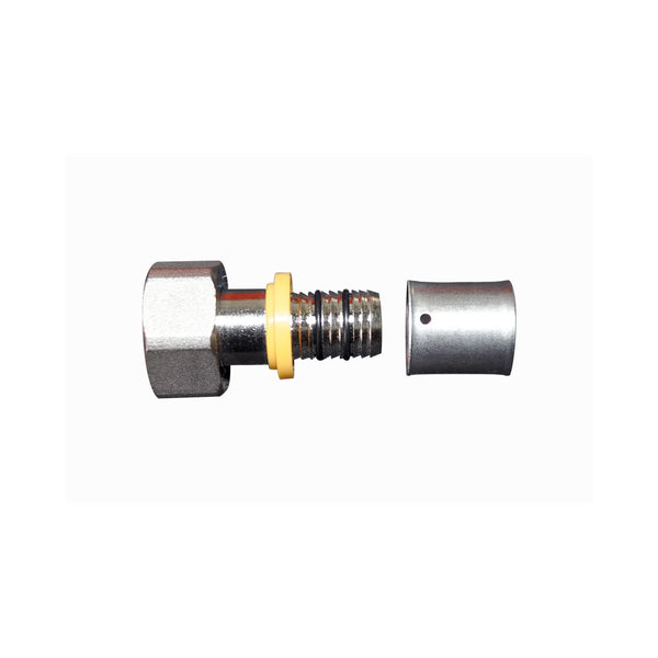 Conexão Fixa Fêmea Para Gás Astra 16mm X 1/2