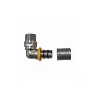 Kit 12 Cotovelos Macho Pex Gás Astra 16mm x 1/2 Pol