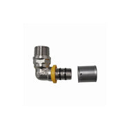 Kit 12 Cotovelos Macho Pex Gás Astra 16mm x 1/2 Pol