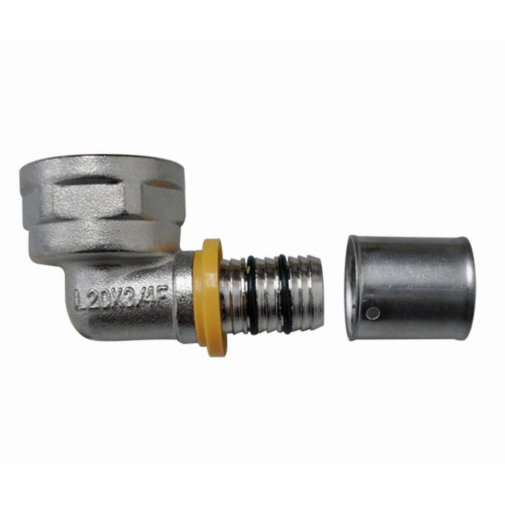 Kit 12 Cotovelos Pex 16mm x 1/2 Pol Rosca Fêmea Gás Astra